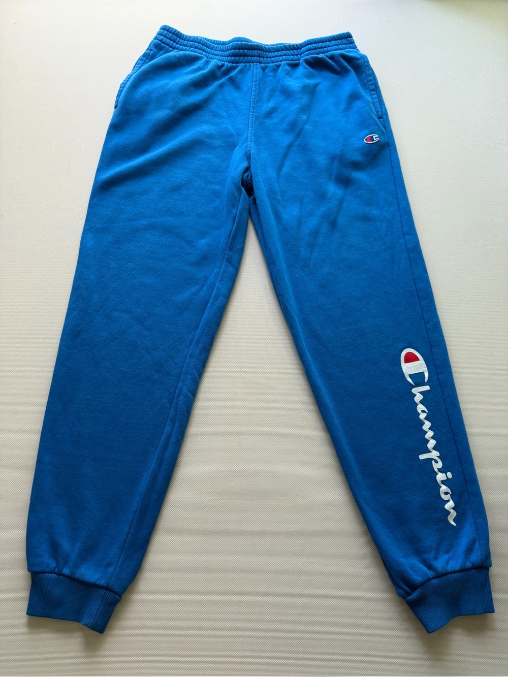Champion Bright Blue Logo Joggers